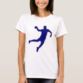 Handball-Silhouette T-Shirt (Vorderseite)