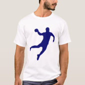 Handball-Silhouette T-Shirt (Vorderseite)