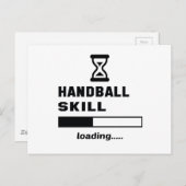Handball Skill Loading... Postkarte (Vorne/Hinten)