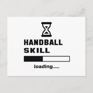 Handball Skill Loading... Postkarte