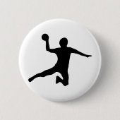 Handball spieler dodgeball button (Vorderseite)