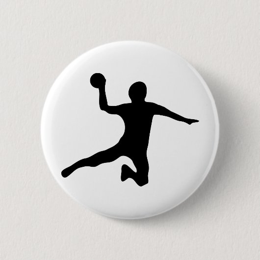Handball spieler dodgeball button (Vorderseite)