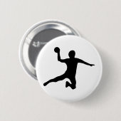 Handball spieler dodgeball button (Vorne & Hinten)