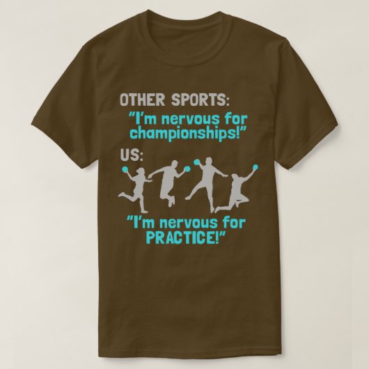 Handball Spieler Funny Sport Team Geschenk Idee Pr T-Shirt (Design vorne)