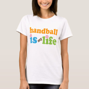 Handball-Spieler-Geschenk-Mädchen T-Shirt