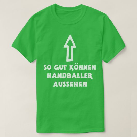 Handball-Spieler Sportball-Team 2 T-Shirt (Design vorne)