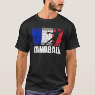 Handball Sport France Flag Französischer Handball  T-Shirt