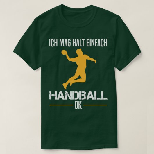Handball Sport Handball Spieler Kostenvoranschlag  T-Shirt (Design vorne)