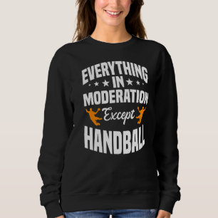 Handball Sport Team Handballspieler Torhüter Field Sweatshirt