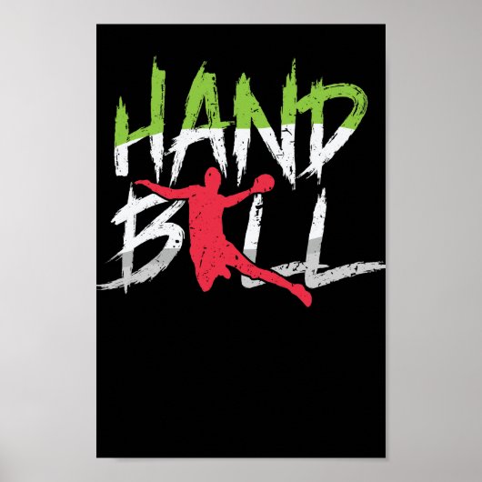 Handball Sprungami Poster (Vorne)