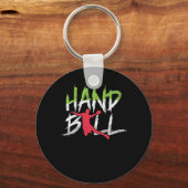 Handball Sprungwurf Schlüsselanhänger (Vorderseite)