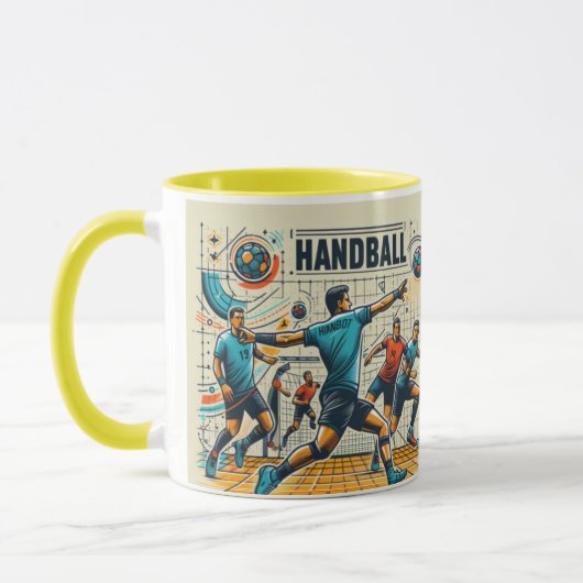 Handball-Tasse Tasse (Links)