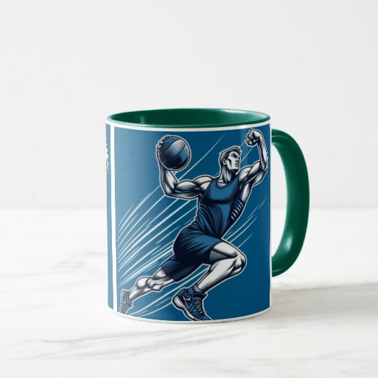 Handball-Tasse Tasse (VorderseiteRechts)
