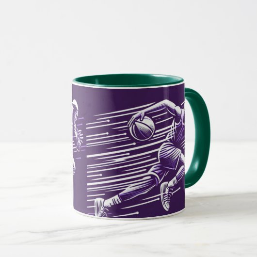 Handball-Tasse Tasse (VorderseiteRechts)