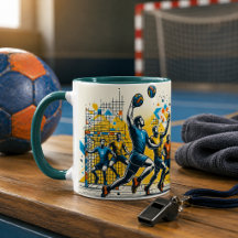 Handball-Tasse