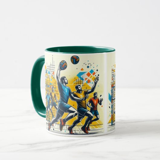 Handball-Tasse Tasse (Vorderseite Links)