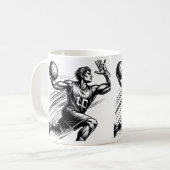 Handball-Tassen Kaffeetasse (Vorderseite Links)