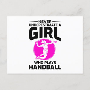 Handball Team Sport Innensport Torwart Postkarte