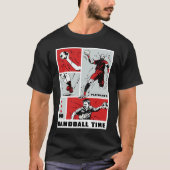 Handball time Playmaker Collage T-Shirt (Vorderseite)
