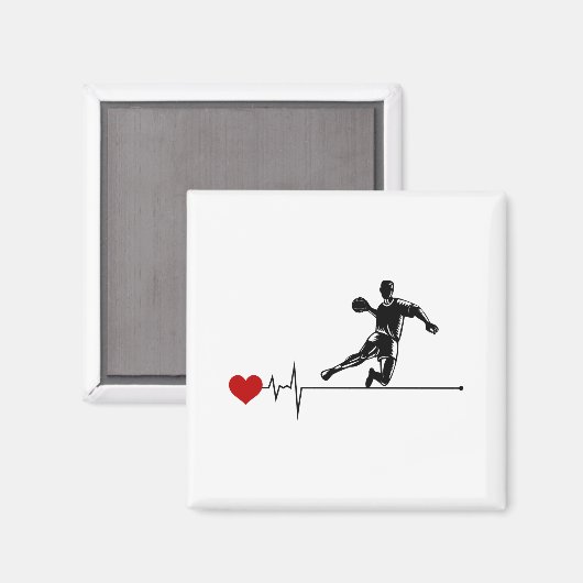 Handball-Trainer Handballer Funny Sprichwort Magnet (Vorderseite/Rückseite)