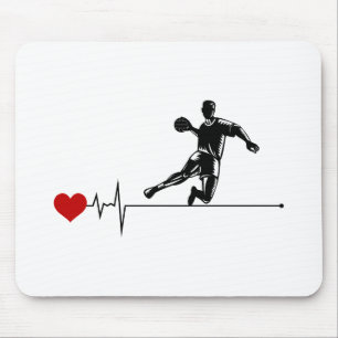 Handball-Trainer Handballer Funny Sprichwort Mousepad