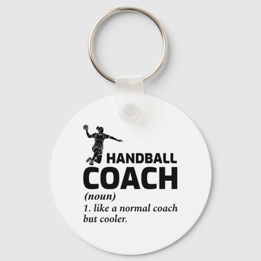Handball-Trainer Handballer Funny Sprichwort Schlüsselanhänger (Vorderseite)