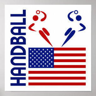 Handball United Staaten Poster