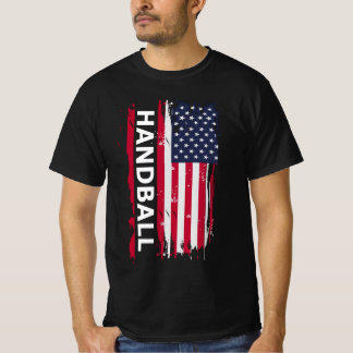 Handball USA Flag für amerikanische Spieler, Train T-Shirt