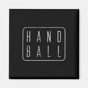 Handball-Vintages Geschenkprogramm T-Shirt Magnet