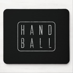 Handball-Vintages Geschenkprogramm T-Shirt Mousepad