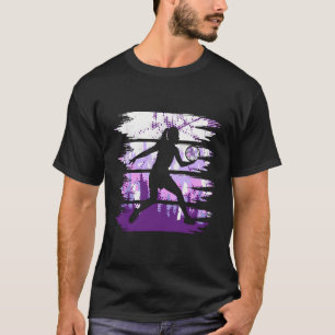 Handball weibliche Handball-Spielerin Mädchen Frau T-Shirt