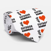 Handballdesign Krawatte (Gerollt)