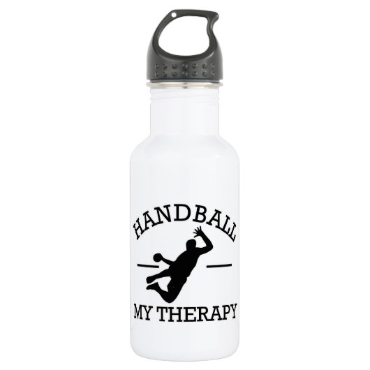 Handballentwurf Trinkflasche (Vorderseite)