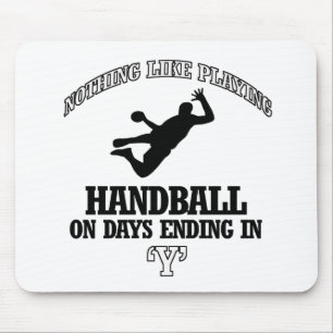 Handballentwürfe Mousepad