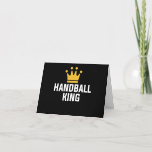 Handballer Handball König Ball Sport Geschenk Männ Karte