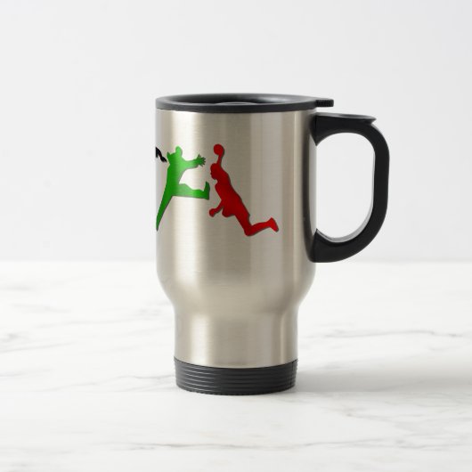 Handballreise-Tasse - geben Sie als Geschenk Reisebecher (Rechts)