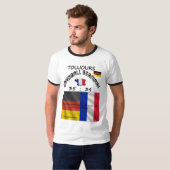 Handballspiel Deutschland gegen Frankreich Handbal T-Shirt (Vorne ganz)