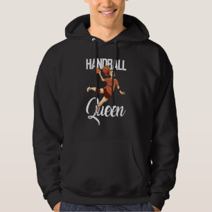 Handballspieler Handball Ball Königin Outfit Handb Hoodie