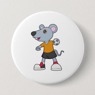 Handballspieler Handball Maus Handball Button