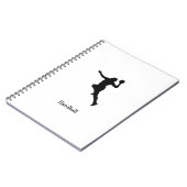 Handballspieler Notizblock (Linke Seite)