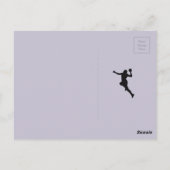 Handballspieler Postkarte (Rückseite)