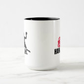 Handballspieler Tasse (Zentrum)