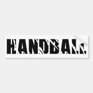 Handballtext Autoaufkleber