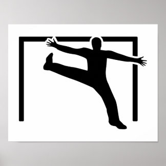Handballtorhüter Poster