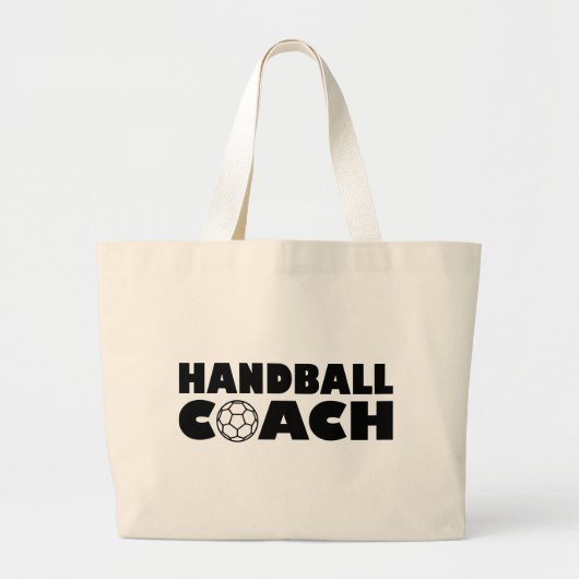 Handballtrainer Jumbo Stoffbeutel (Vorne)