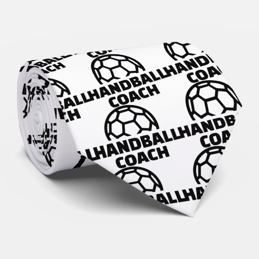 Handballtrainer Krawatte (Gerollt)