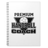Handballtrainer Notizblock (Vorderseite)
