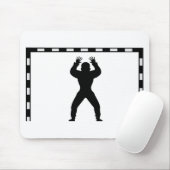 Handbalziel-Wächterikone Mousepad (Mit Mouse)