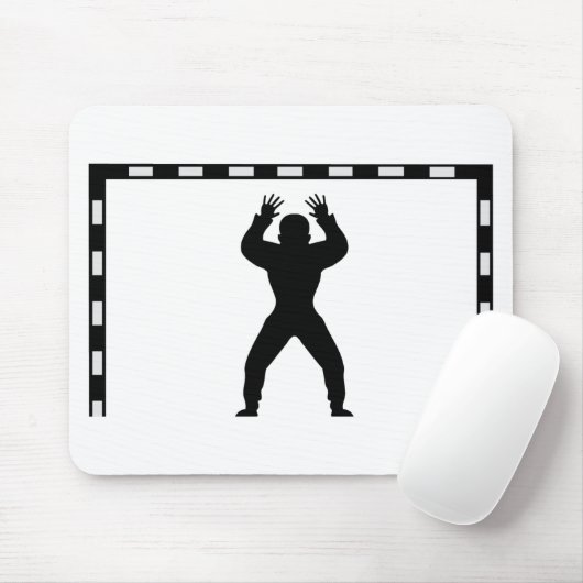 Handbalziel-Wächterikone Mousepad (Mit Mouse)