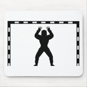 Handbalziel-Wächterikone Mousepad